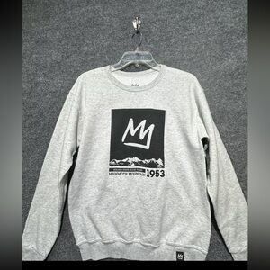 VTG Mammoth Mountain Sweatshirt Adults XL Run Small Gray Crew Neck Sweater